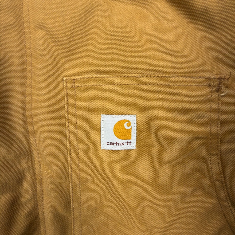 Carhartt Sandstone Jacket Arctic Quilt Lined Mens 44 Tall Large J02 BRN NWT READ - Picture 13 of 16
